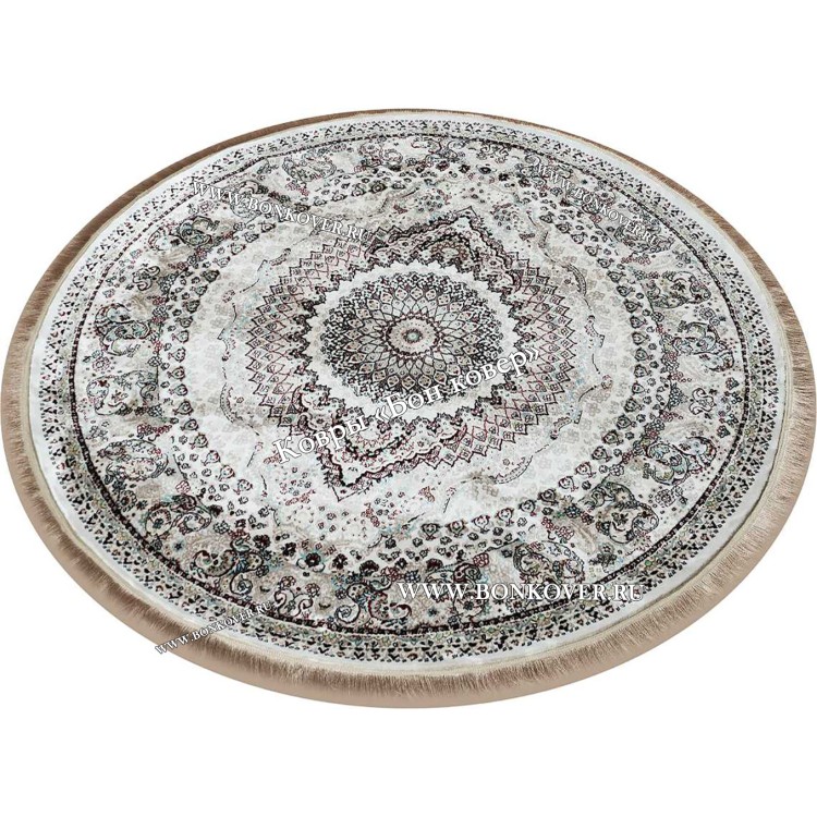Круглый Ковер с Восточным Узором Медальон Арт 30340