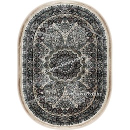 Овальный Ковер с Восточным Узором Медальон Арт 30347