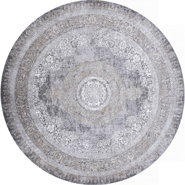 Ковер Armina 04073C GREY / BROWN Круг